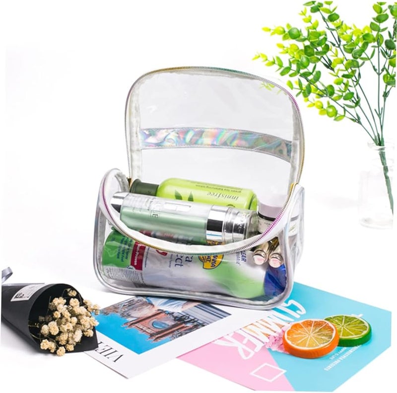 Transparent Small Toiletry Bag For Women Portable Travel Makeup Organizer - Image 5